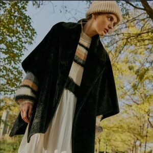 Free People -Starlet Faux Poncho- NWT